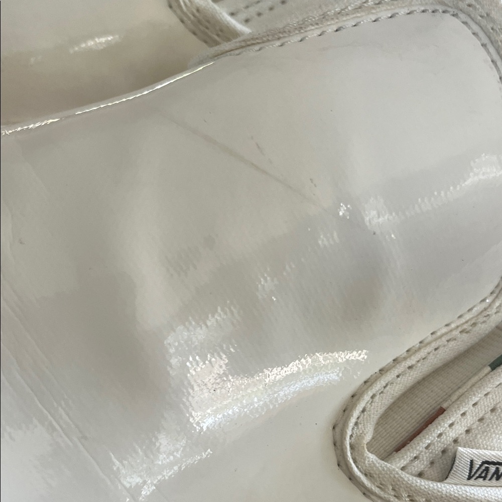 Vans White Slip-On Loafers 10 - Picture 10 of 11